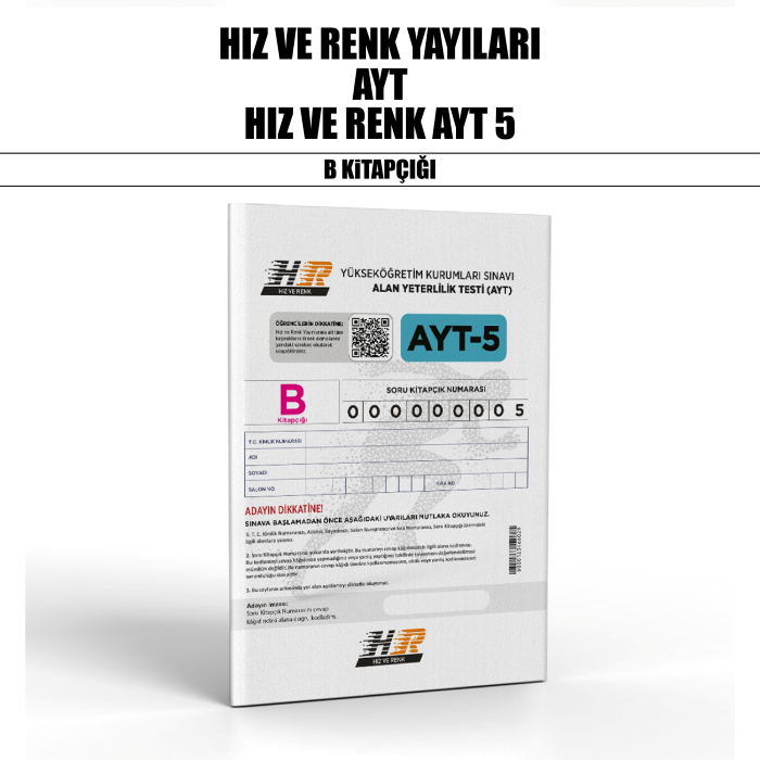 HIZ RENK YAYIN YKS AYT SNV 5-B - 25-26